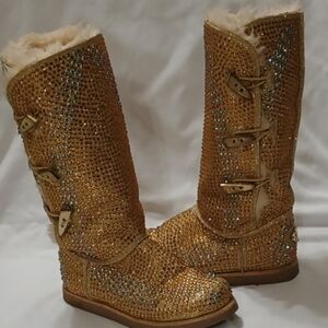 Rhinestone boots